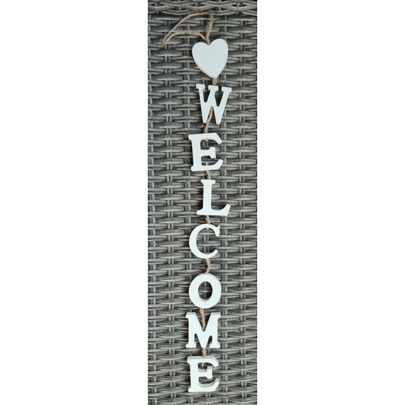 Welcome lógó ajtódísz