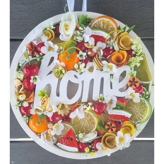 Vegyes gyümölcsös ajtódísz