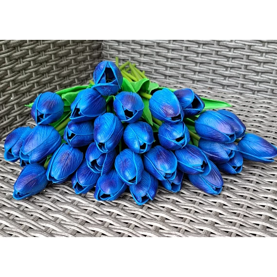 Kék gumi tulipán